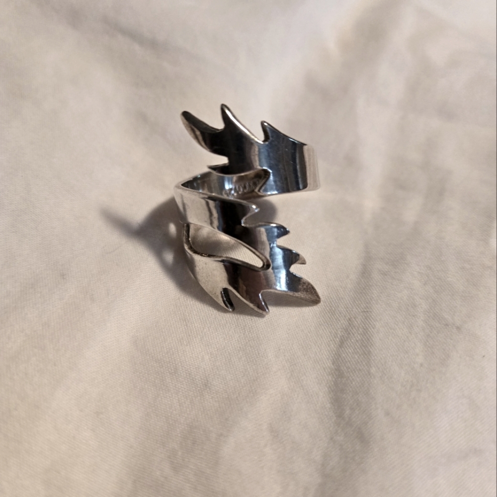 Unique Made In Mexico Sterling Silver Ring